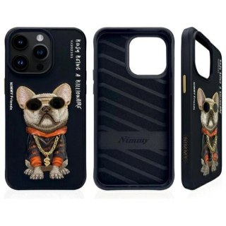 Etui Nimmy Glasses Cool na iPhone 15 Pro Max - czarne