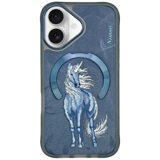 Etui Nimmy Magnetic Fantasy Animal MagSafe na iPhone 16 - niebieskie