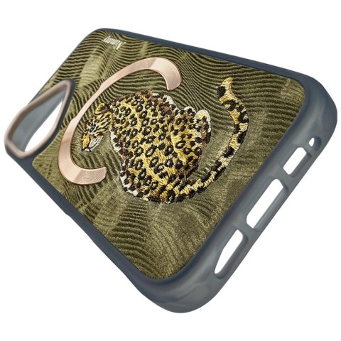 Etui Nimmy Magnetic Fantasy Animal MagSafe na iPhone 16 - złote