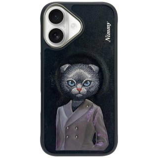 Etui Nimmy Magnetic fashion cute pet MagSafe na iPhone 16 - czarne