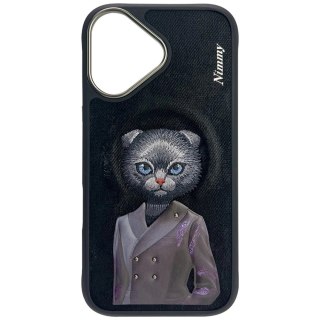 Etui Nimmy Magnetic fashion cute pet MagSafe na iPhone 16 - czarne
