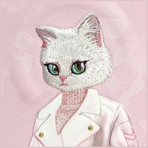 Etui Nimmy Magnetic fashion cute pet MagSafe na iPhone 16 - różowe