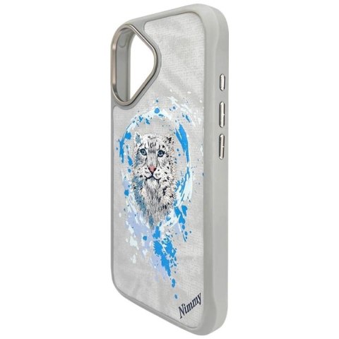 Etui Nimmy Pantera MagSafe do iPhone 16 - jasnoszary