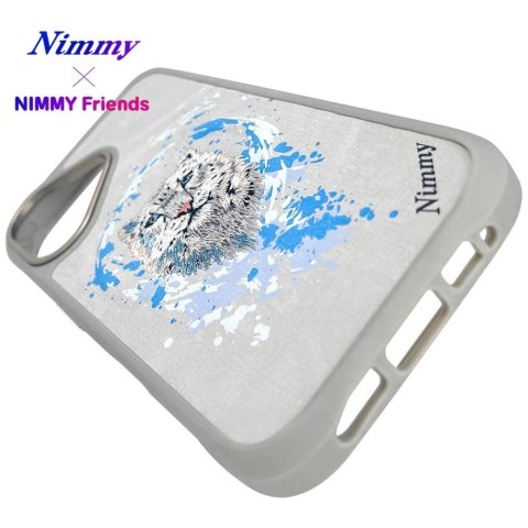 Etui Nimmy Pantera MagSafe do iPhone 16 - jasnoszary