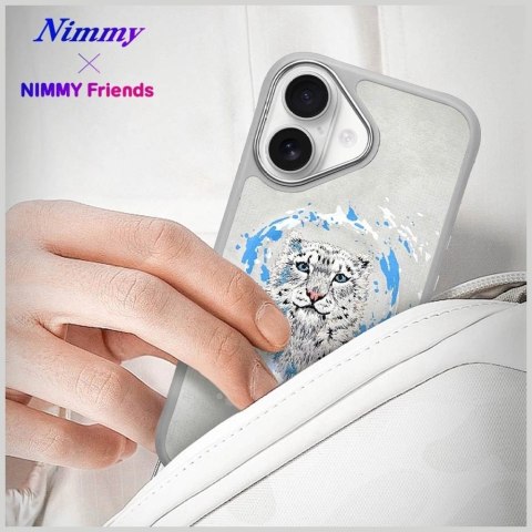 Etui Nimmy Pantera MagSafe do iPhone 16 - jasnoszary