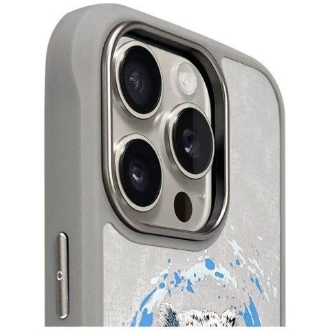 Etui Nimmy Pantera MagSafe na iPhone 16 Pro Max - szare