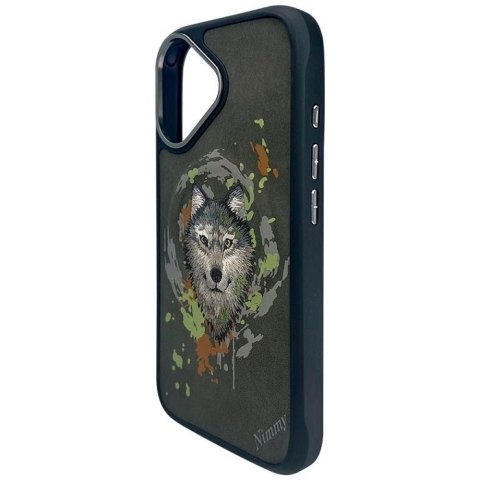 Etui Nimmy Wilk MagSafe do iPhone 16 - ciemnoszary