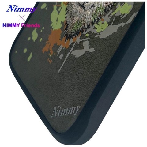 Etui Nimmy Wilk MagSafe do iPhone 16 - ciemnoszary