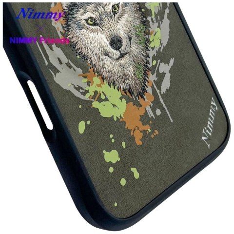 Etui Nimmy Wilk MagSafe do iPhone 16 - ciemnoszary