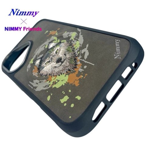 Etui Nimmy Wilk MagSafe do iPhone 16 - ciemnoszary