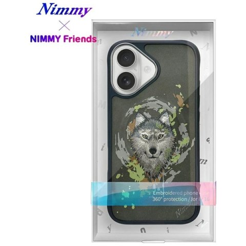 Etui Nimmy Wilk MagSafe do iPhone 16 - ciemnoszary