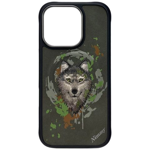 Etui Nimmy Wilk MagSafe na iPhone 16 Pro Max - szare