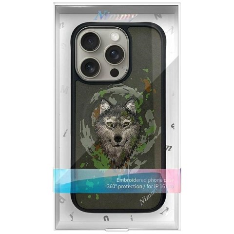 Etui Nimmy Wilk MagSafe na iPhone 16 Pro Max - szare