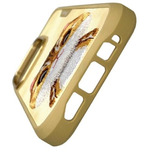 Etui Nimmy Big Eyed Pet 2.0 Cat na iPhone 16 Pro - zielone