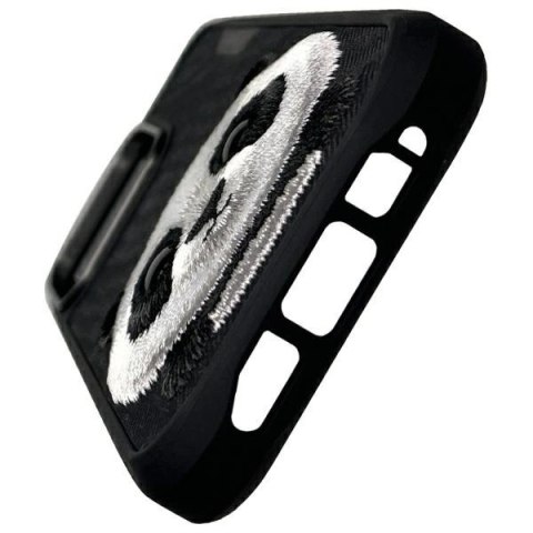 Etui Nimmy Big Eyed Pet 2.0 Panda na iPhone 16 Pro - czarne