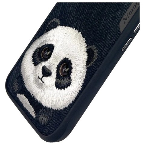 Etui Nimmy Big Eyed Pet 2.0 Panda na iPhone 16 - czarne