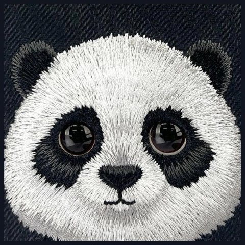 Etui Nimmy Big Eyed Pet 2.0 Panda na iPhone 16 - czarne