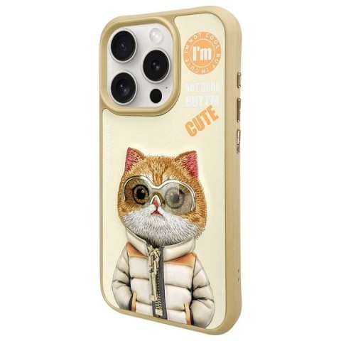 Etui Nimmy Cool&Cute 2.0 Cat na iPhone 15 Pro Max - zielone