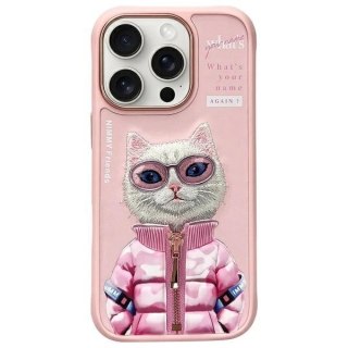 Etui Nimmy Cool&Cute 2.0 Cat na iPhone 16 Pro Max - różowe