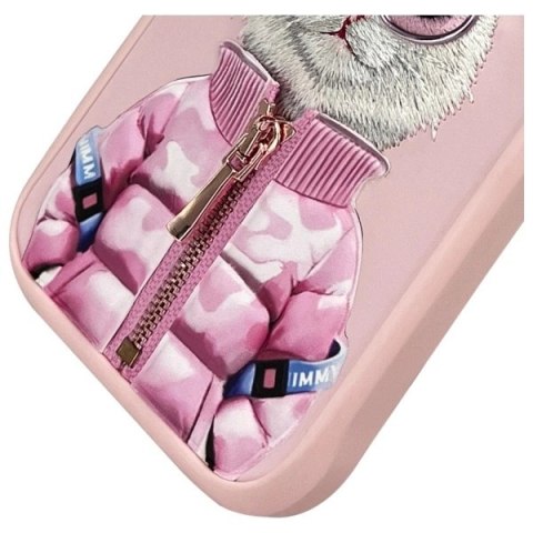 Etui Nimmy Cool&Cute 2.0 Cat na iPhone 16 Pro Max - różowe