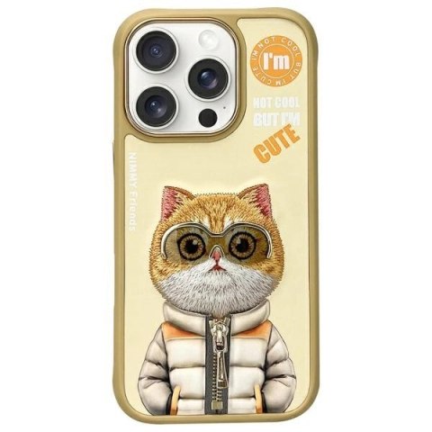 Etui Nimmy Cool&Cute 2.0 Cat na iPhone 16 Pro Max - zielone