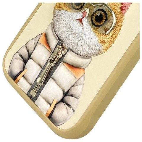 Etui Nimmy Cool&Cute 2.0 Cat na iPhone 16 Pro Max - zielone