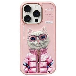 Etui Nimmy Cool&Cute 2.0 Cat na iPhone 16 Pro - różowe