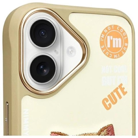 Etui Nimmy Cool&Cute 2.0 Cat na iPhone 16 - zielone