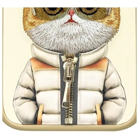 Etui Nimmy Cool&Cute 2.0 Cat na iPhone 16 - zielone