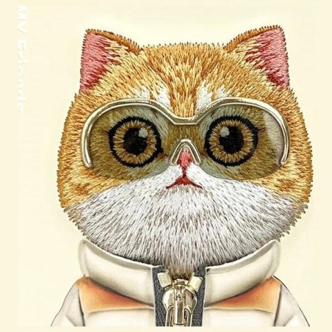 Etui Nimmy Cool&Cute 2.0 Cat na iPhone 16 - zielone