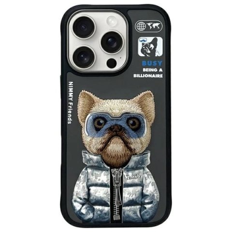 Etui Nimmy Cool&Cute 2.0 Dog na iPhone 16 Pro Max - czarny