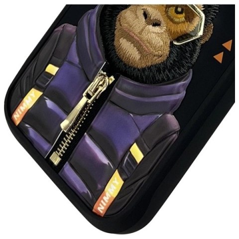 Etui Nimmy Cool&Cute 2.0 Monkey na iPhone 16 Pro Max - czarny