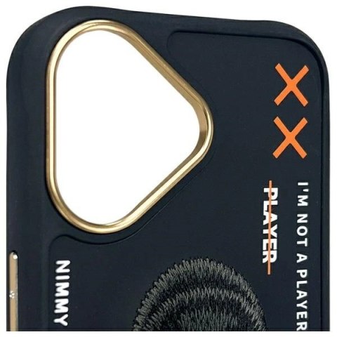 Etui Nimmy Cool&Cute 2.0 Monkey na iPhone 16 - czarne