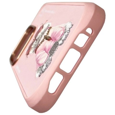 Etui Nimmy Glasses Cool Cat na iPhone 16 Pro Max - różowe