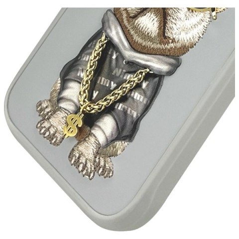 Etui Nimmy Glasses Cool Dog na iPhone 15 Pro Max - szare