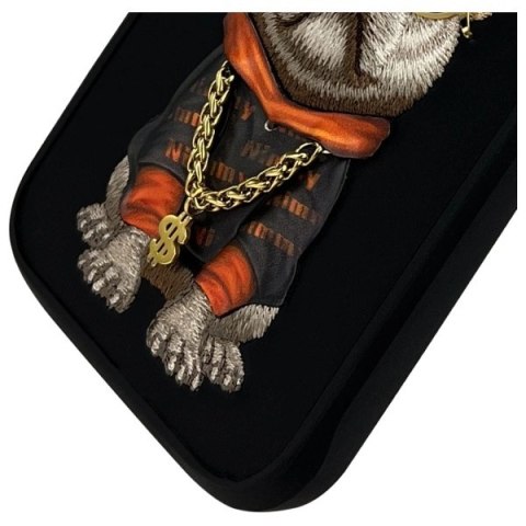 Etui Nimmy Glasses Cool Dog na iPhone 16 Pro Max - czarne