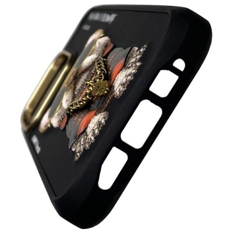 Etui Nimmy Glasses Cool Dog na iPhone 16 Pro Max - czarne