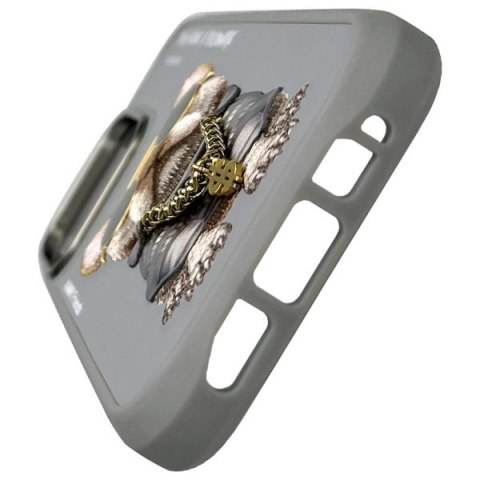 Etui Nimmy Glasses Cool Dog na iPhone 16 Pro Max - szare