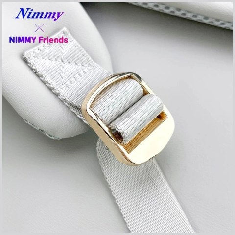 Plecak Nimmy Cool&Cute 2.0 Bear na laptopa - szary