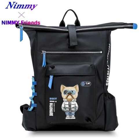 Plecak Nimmy Cool&Cute 2.0 Dog do laptopa - czarny
