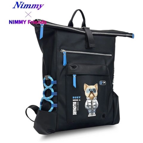 Plecak Nimmy Cool&Cute 2.0 Dog do laptopa - czarny