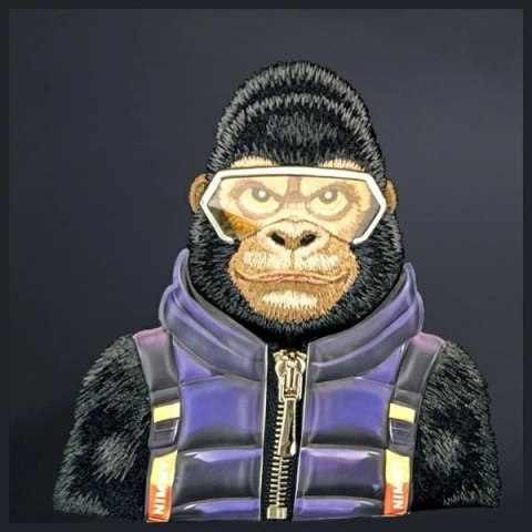 Torba na ramię Nimmy Crossbody Cool&Cute 2.0 Gorilla - czarna