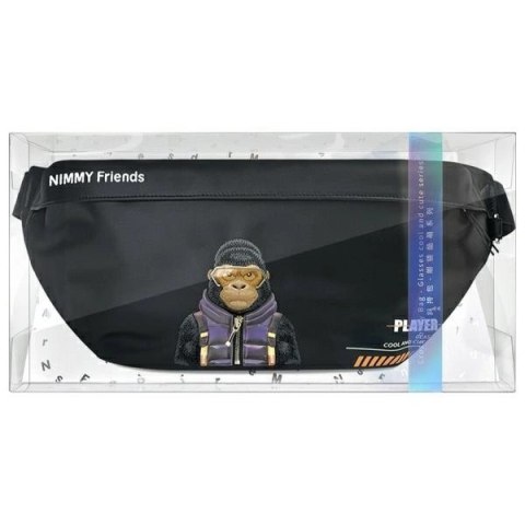 Torba na ramię Nimmy Crossbody Cool&Cute 2.0 Gorilla - czarna