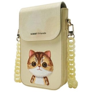 Torebka Nimmy Big Eyed Pet 2.0 Cat na telefon - zielona