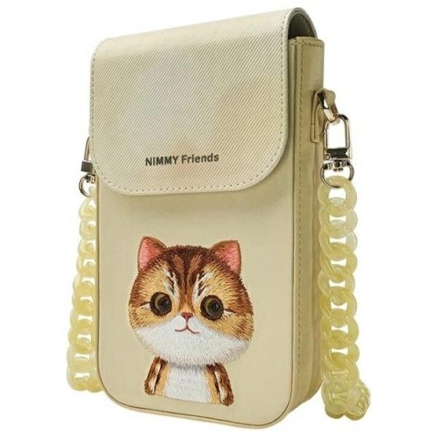 Torebka Nimmy Big Eyed Pet 2.0 Cat na telefon - zielona