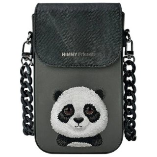 Torebka Nimmy Big Eyed Pet 2.0 Panda na telefon - czarna