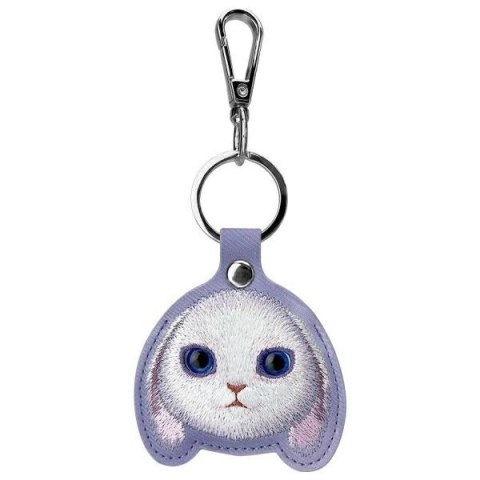Zestaw Nimmy Big Eyed Pet 2.0 Rabbit 3w1 torebka na telefon + portfel + etui na lokalizator - fioletowy