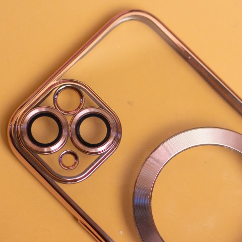 Nakładka Color Chrome Mag do iPhone 15 Pro Max 6,7" różowo-złota Nakładka Color Chrome Mag do iPhone 15 Pro Max 6,7" różowo-złota