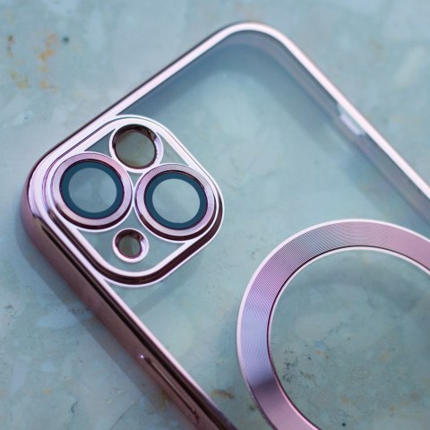 Nakładka Color Chrome Mag do iPhone 15 Pro Max 6,7" różowo-złota Nakładka Color Chrome Mag do iPhone 15 Pro Max 6,7" różowo-złota