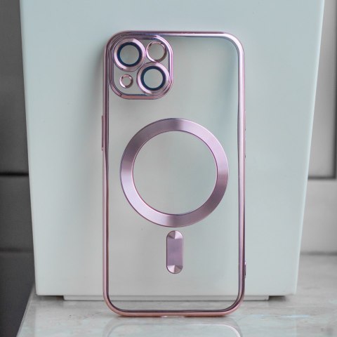Nakładka Color Chrome Mag do iPhone 15 Pro Max 6,7" różowo-złota Nakładka Color Chrome Mag do iPhone 15 Pro Max 6,7" różowo-złota